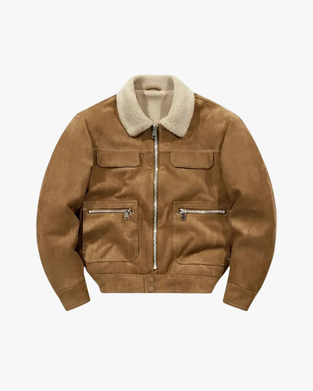 Logan - Essential Fleece Suede Jacket