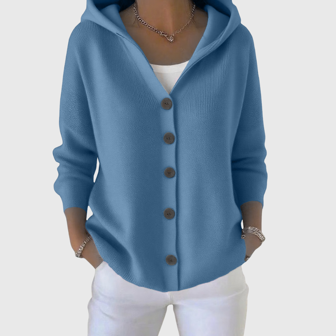 Sofia | Stylish Hooded Cardigan
