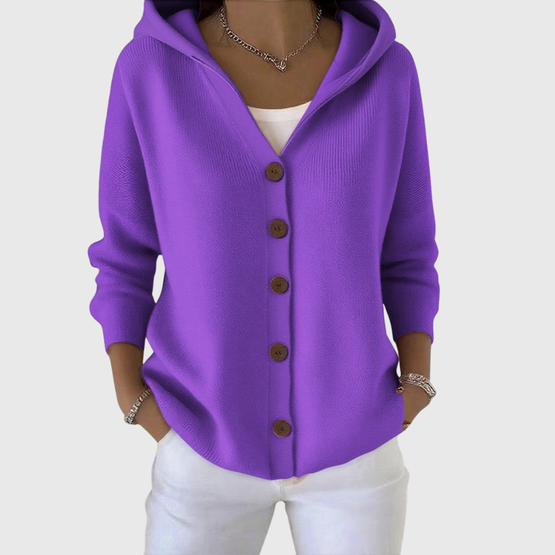 Sofia | Stylish Hooded Cardigan