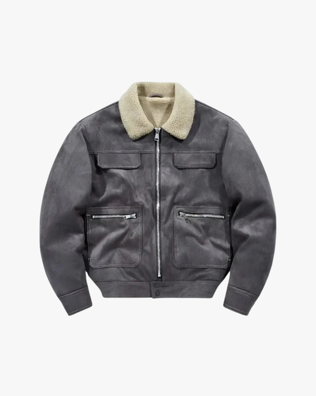Logan - Essential Fleece Suede Jacket