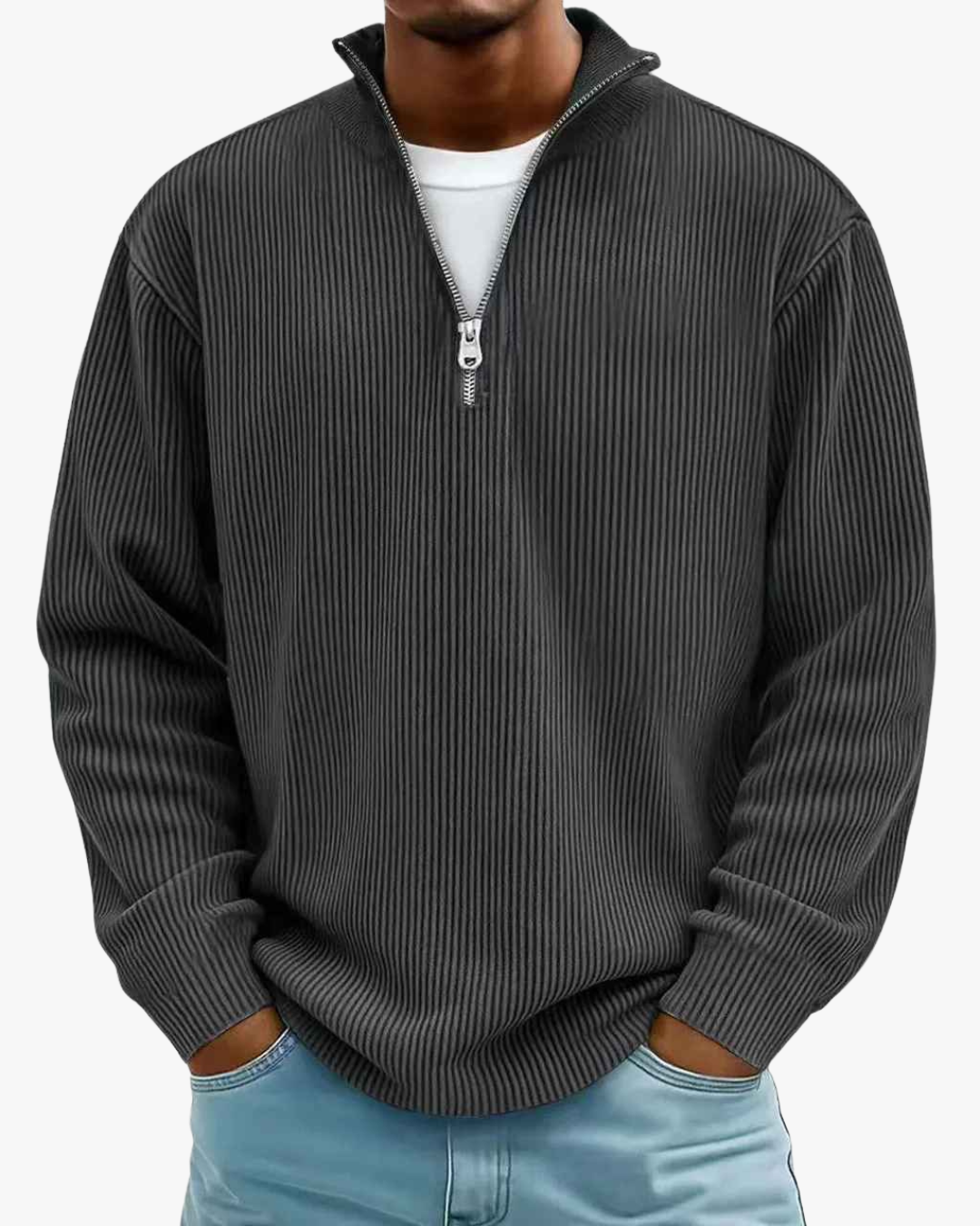 Jason - Trendy & Elegant Half-Zip Sweater
