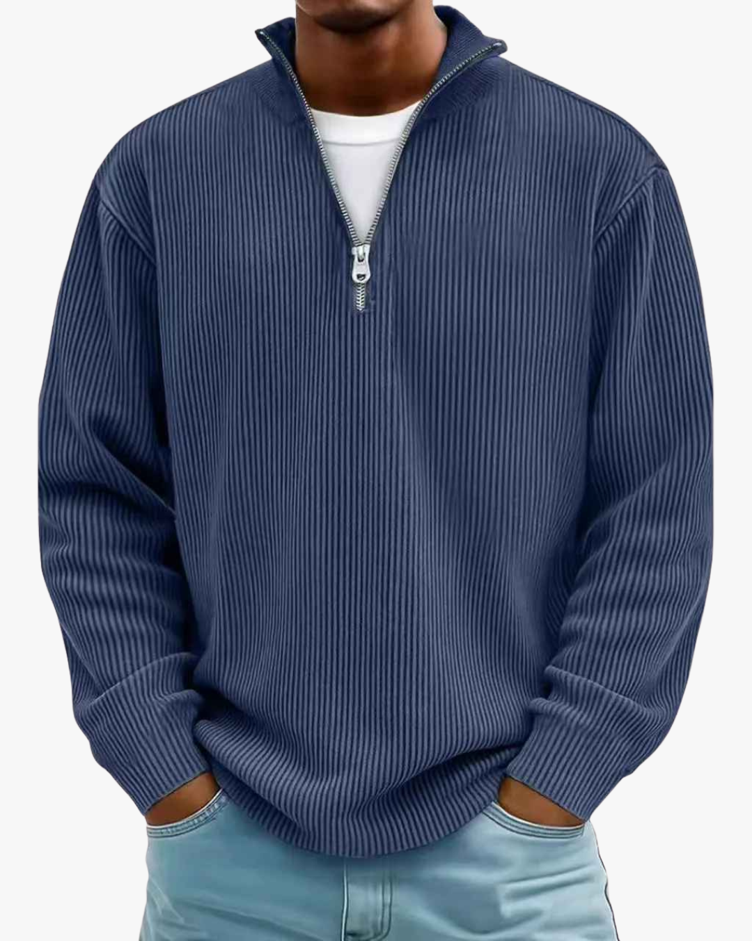 Jason - Trendy & Elegant Half-Zip Sweater