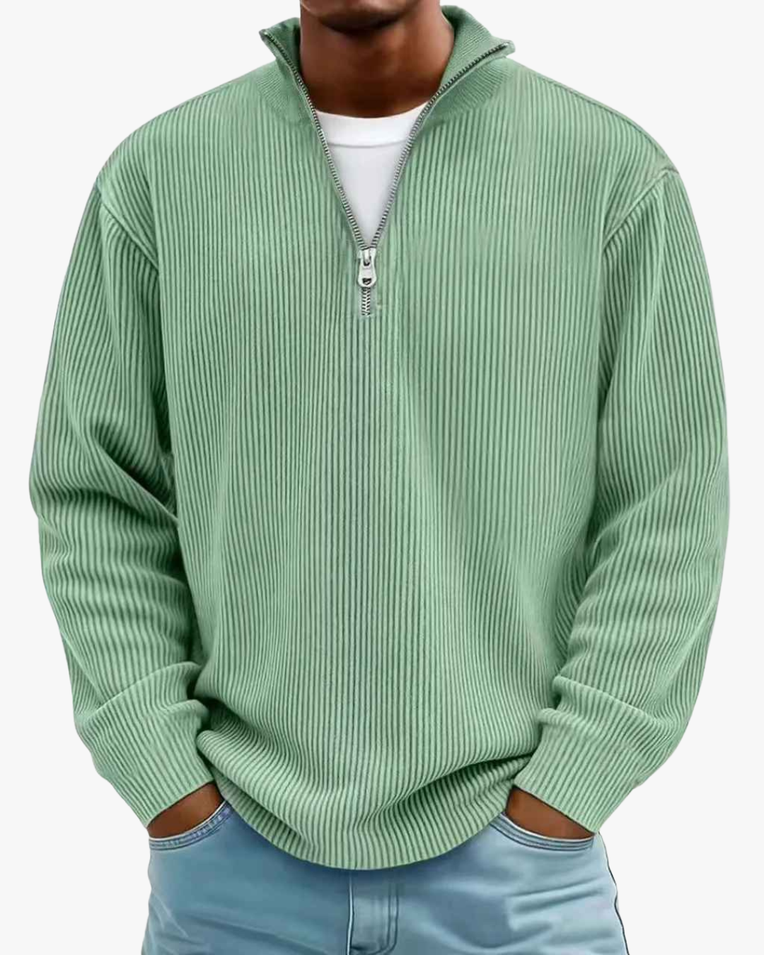 Jason - Trendy & Elegant Half-Zip Sweater