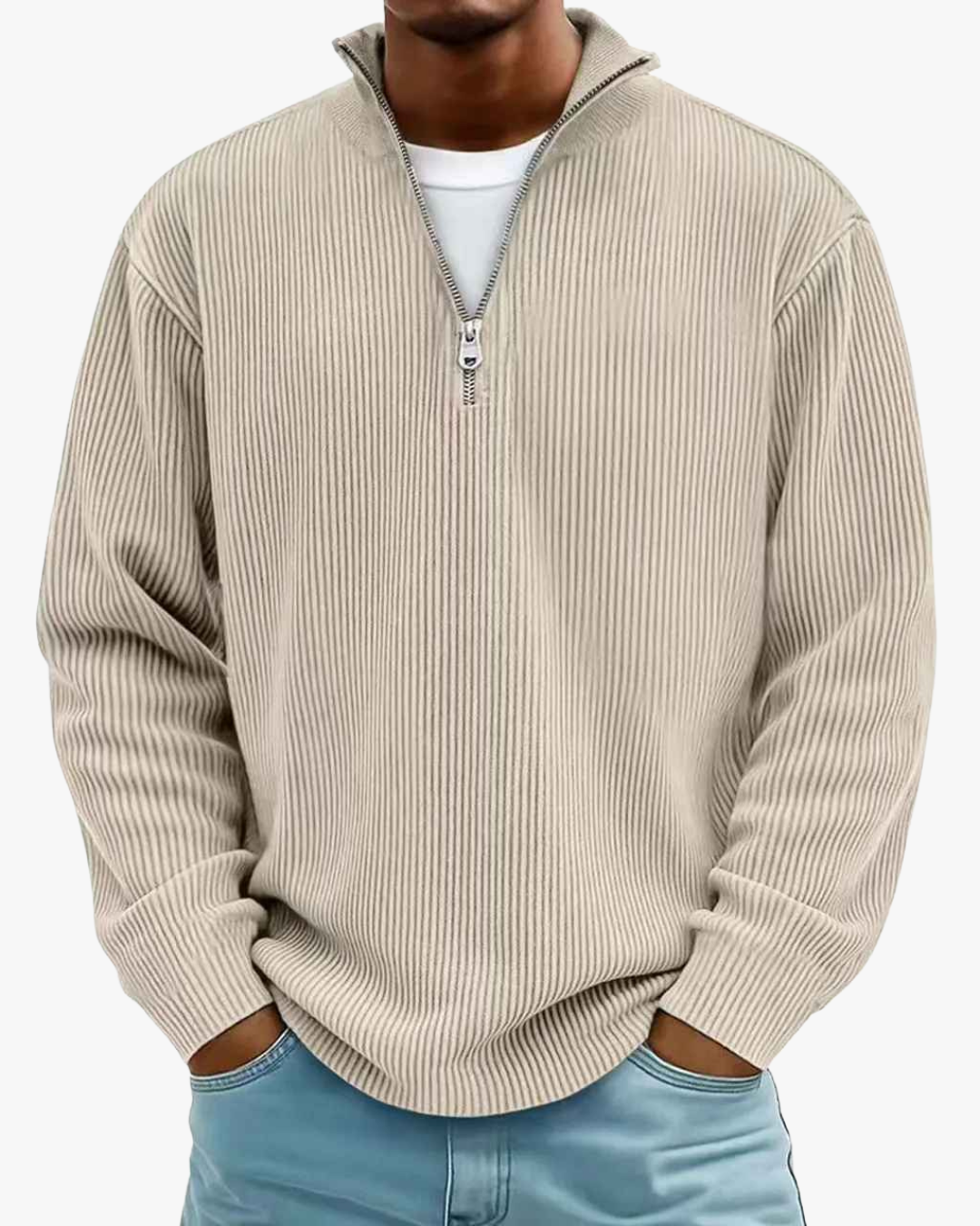 Jason - Trendy & Elegant Half-Zip Sweater