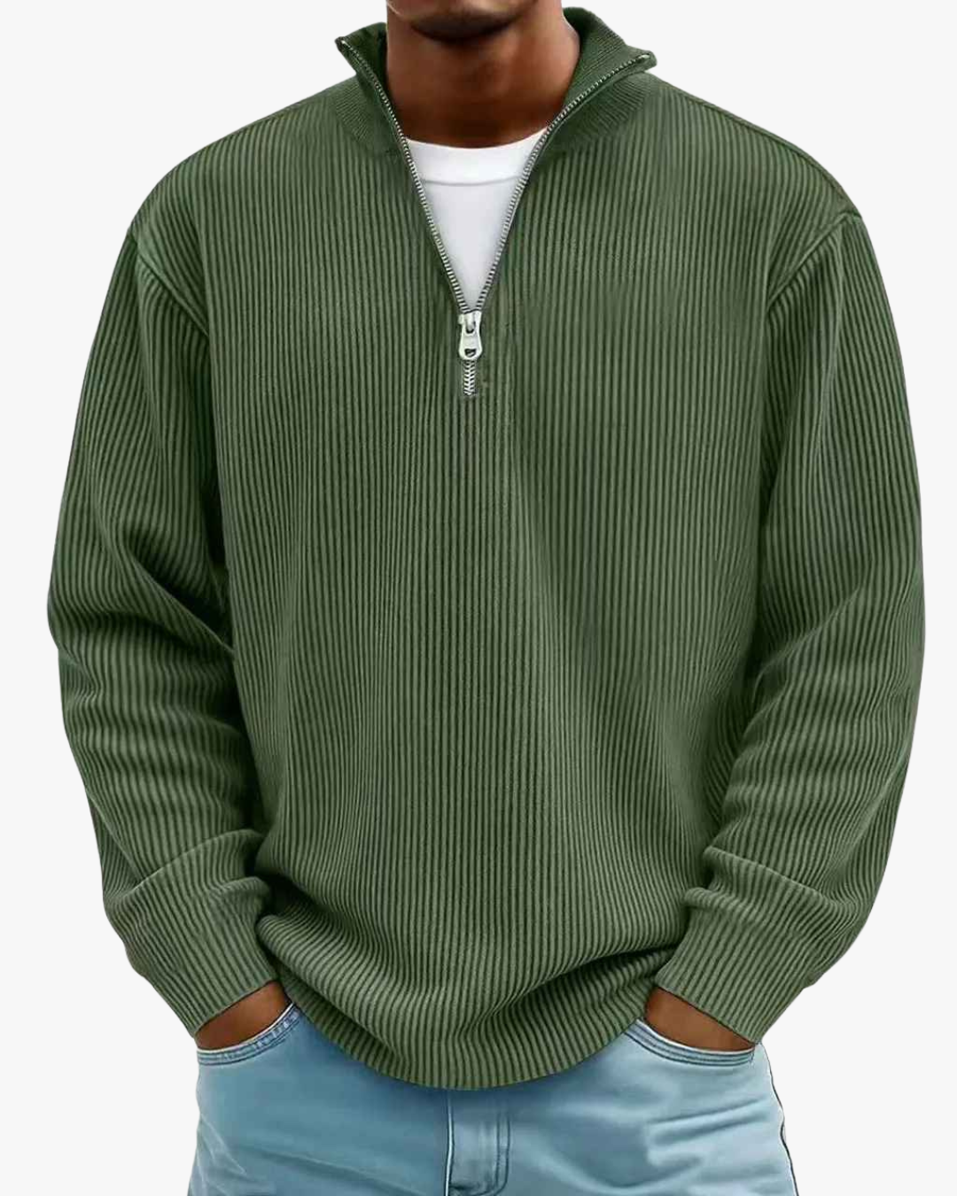 Jason - Trendy & Elegant Half-Zip Sweater