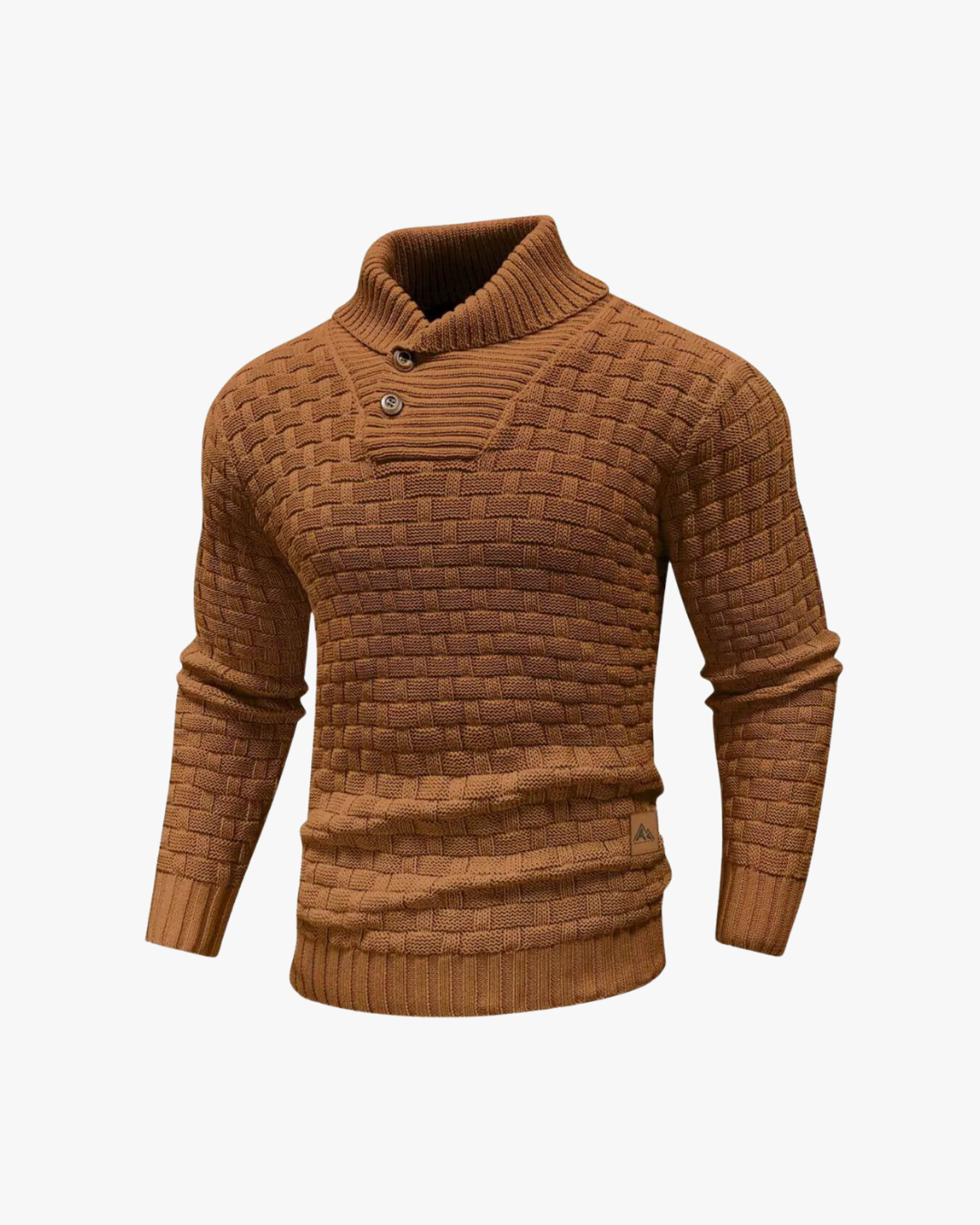 Danny Casual Waffle-Knit Sweater