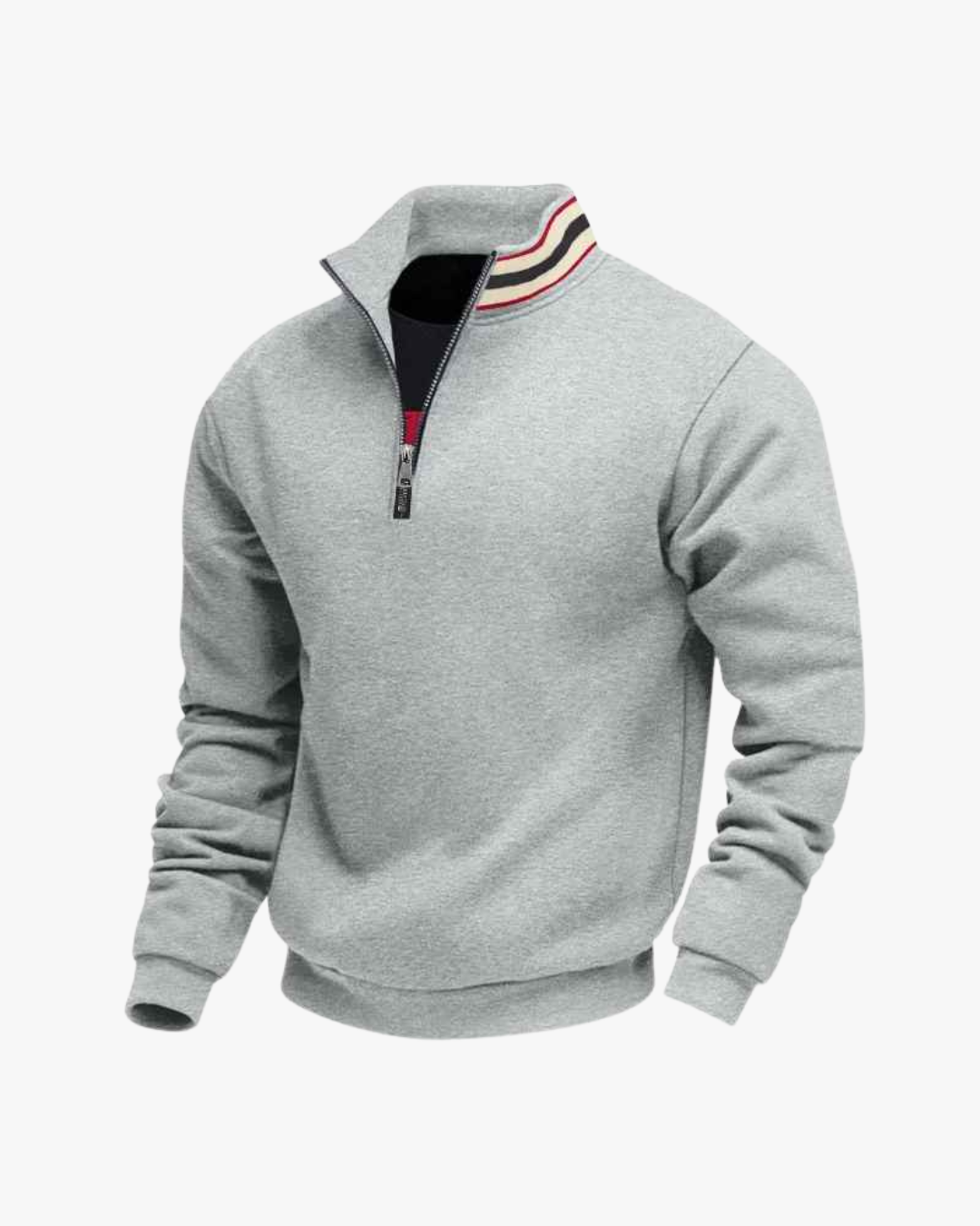 Miles Striped Quarter-Zip Pullover