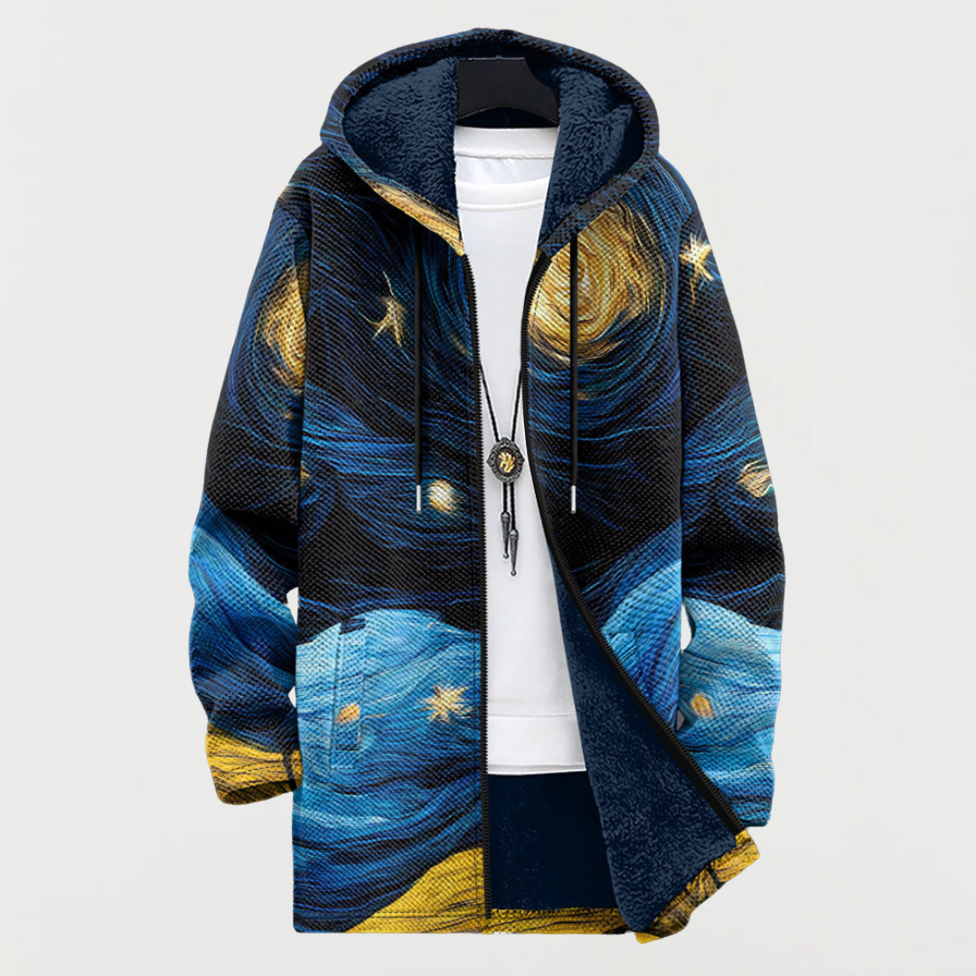 Chloe | Artistic Starry Cardigan