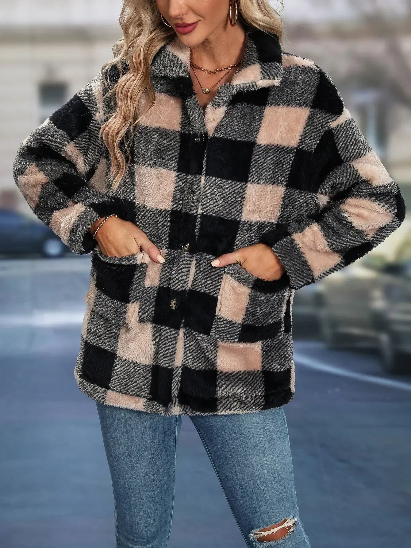 Hannah | Casual Checked Jacket