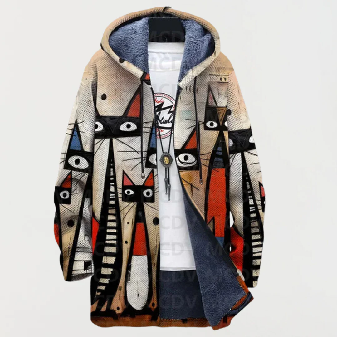 Presley | Artistic Hooded Jacket
