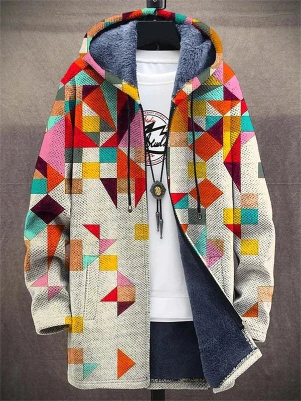 Jenna | Artistic Hooded Cardigan
