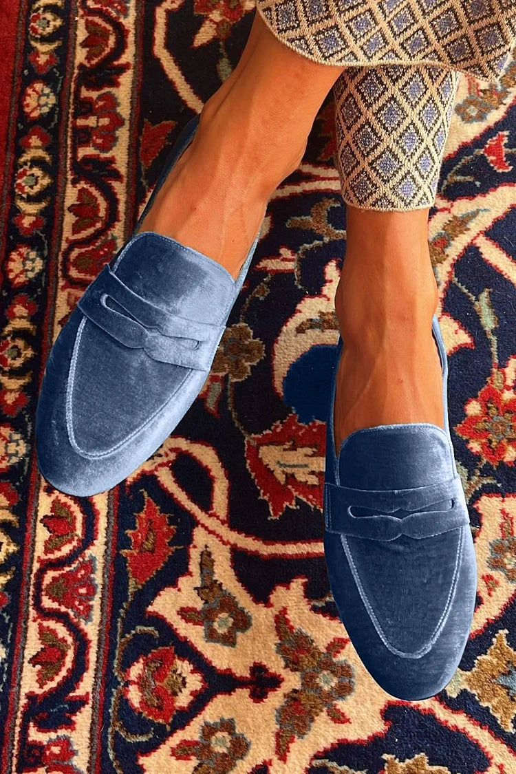 Ingrid | Classic Velvet Loafer