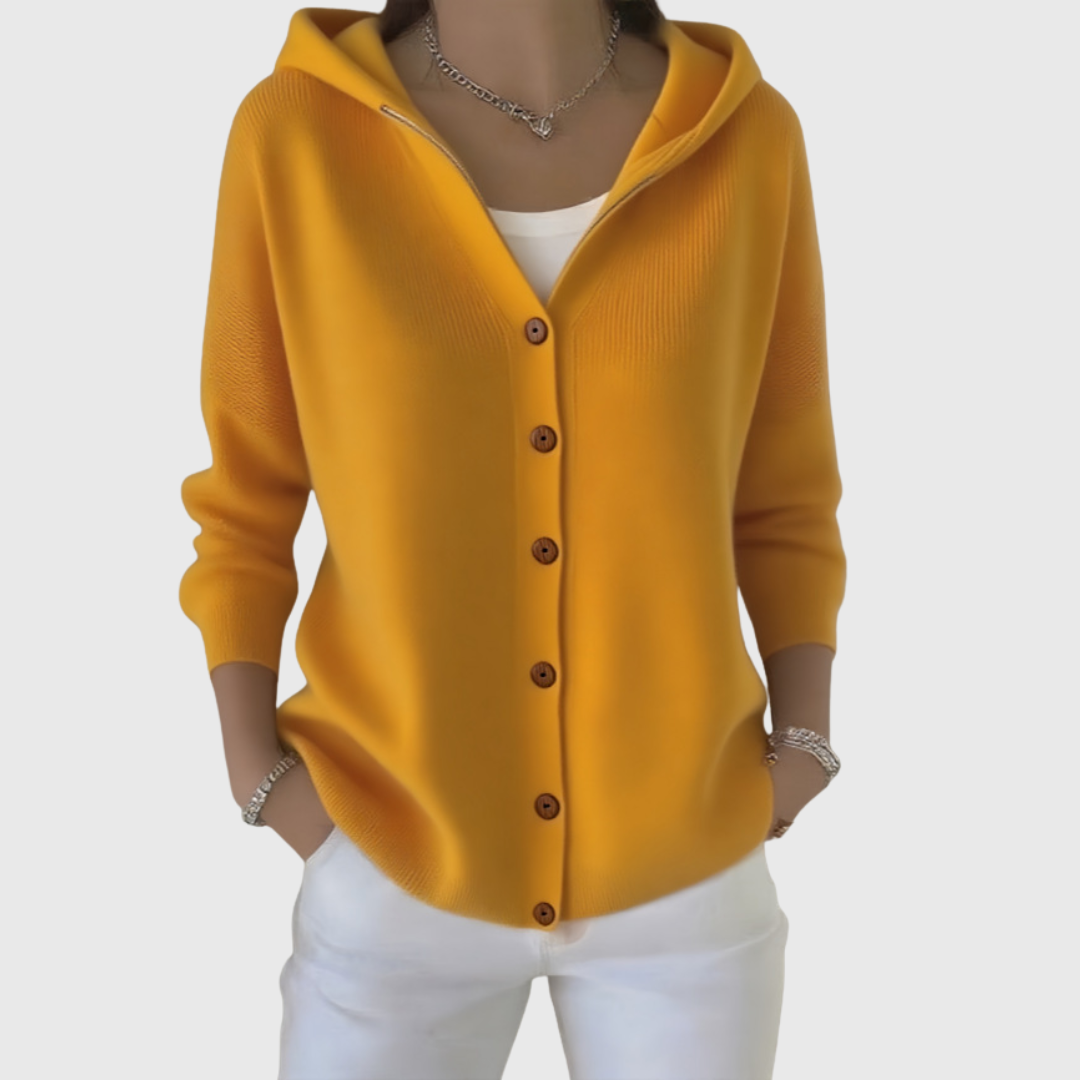 Sofia | Stylish Hooded Cardigan