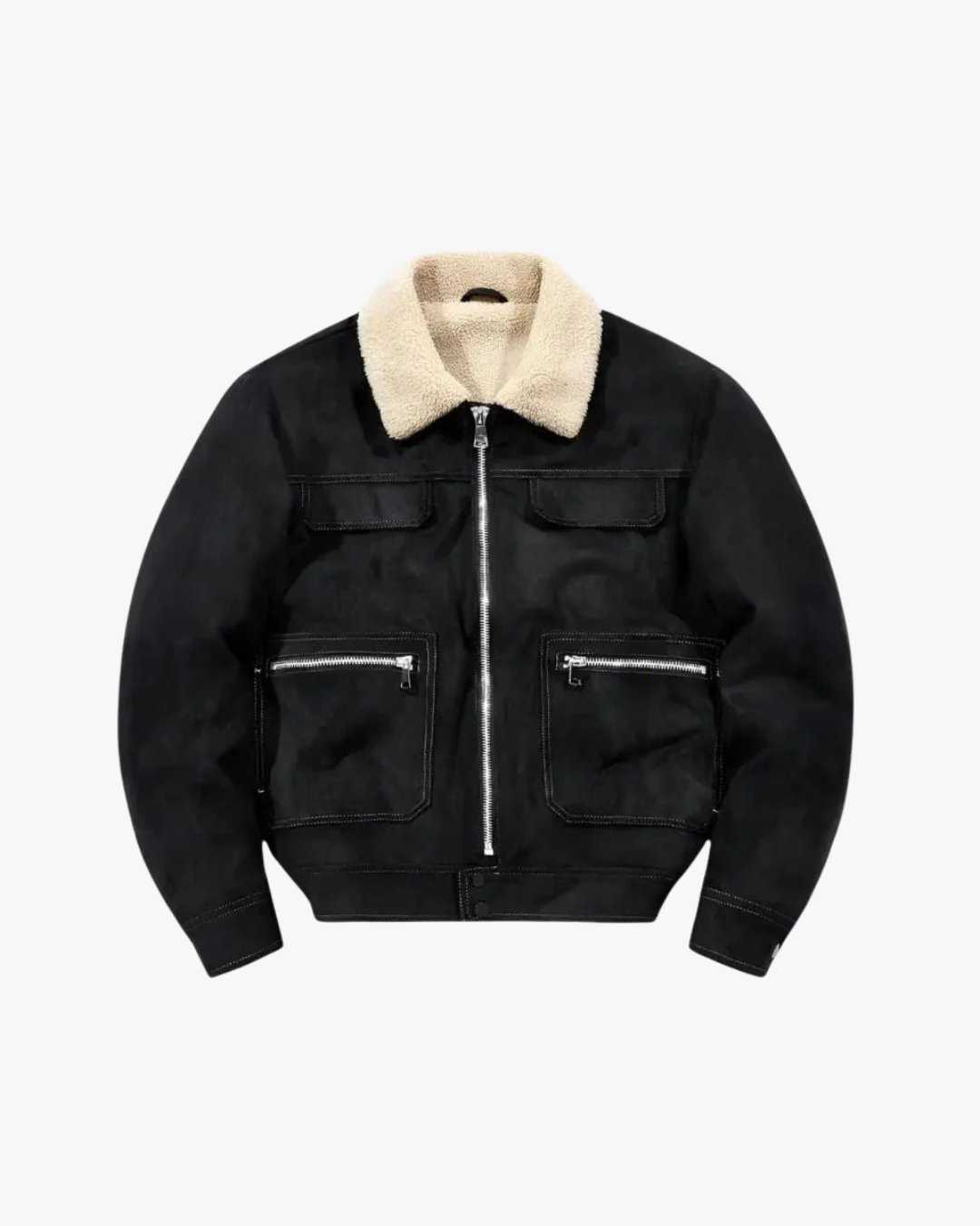 Logan - Essential Fleece Suede Jacket