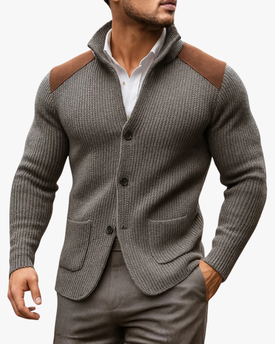 Larry Textured Knit Blazer