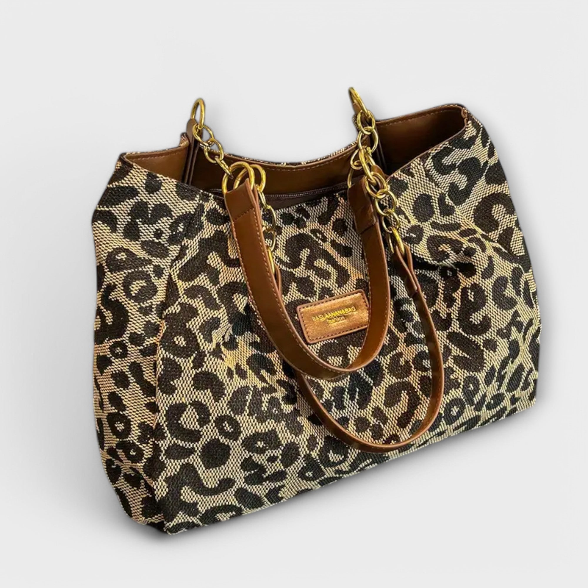 Josephine - Leopard Canvas Tote