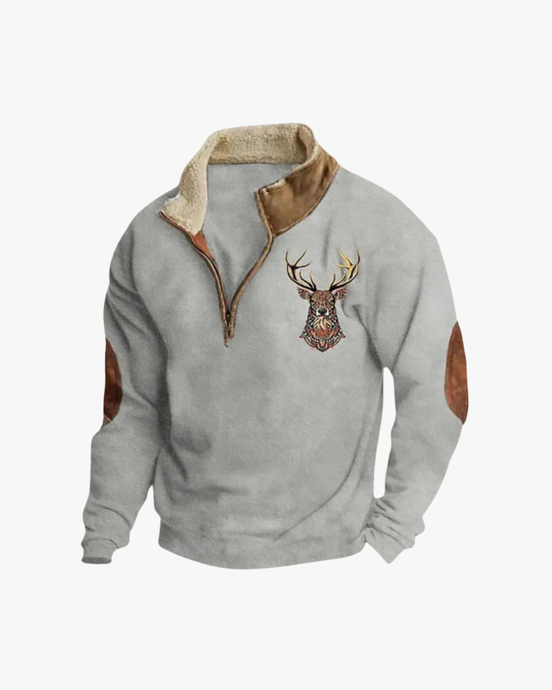 Deer Motif Sweater