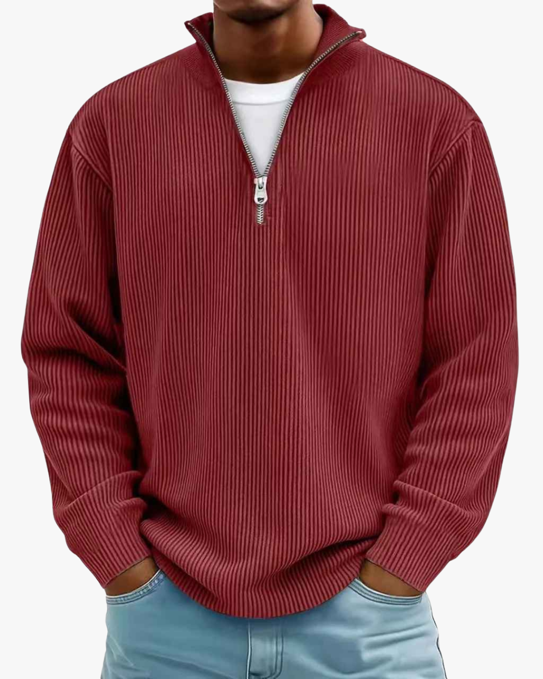 Jason - Trendy & Elegant Half-Zip Sweater