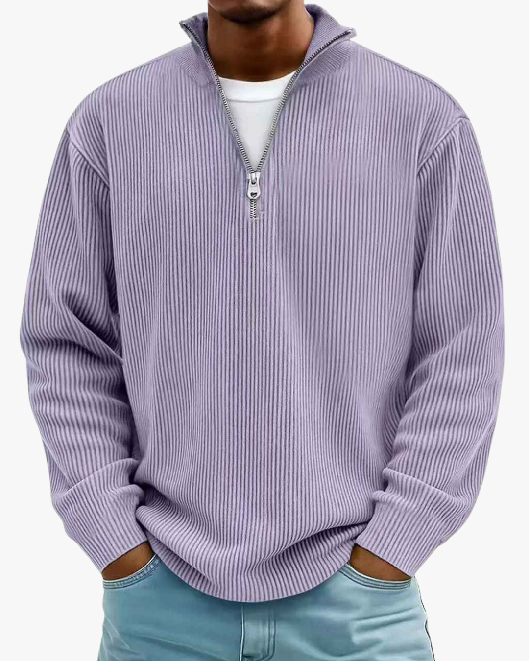 Jason - Trendy & Elegant Half-Zip Sweater