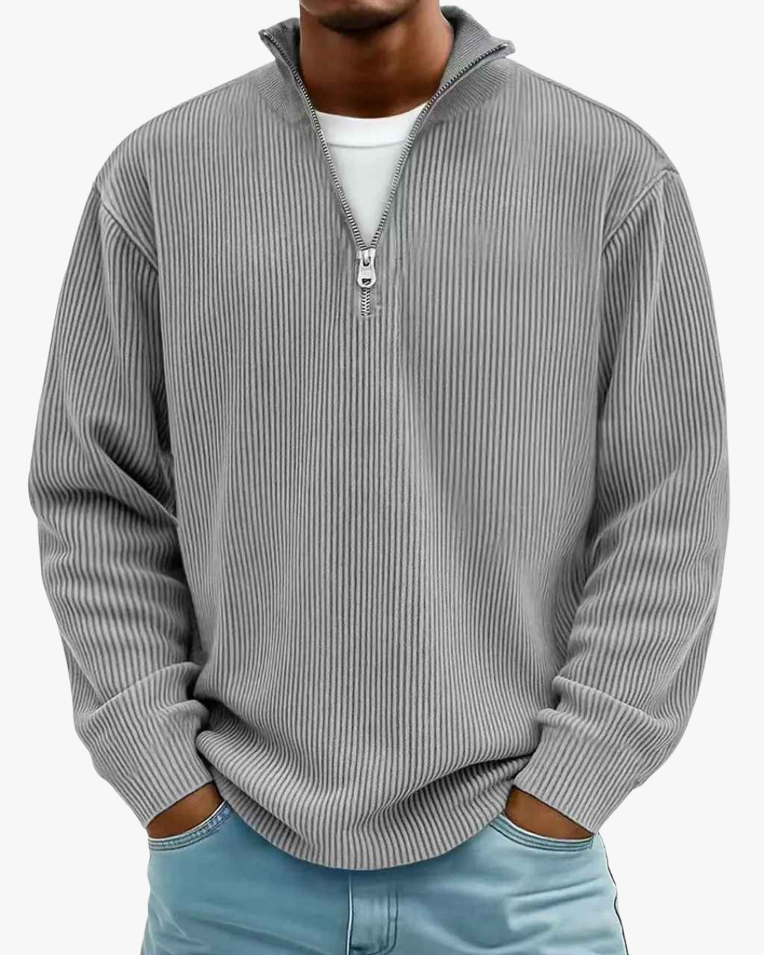 Jason - Trendy & Elegant Half-Zip Sweater