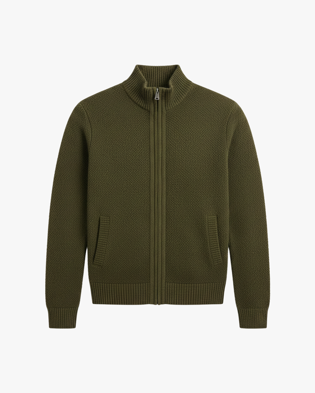 Eric Zip-Up Cardigan