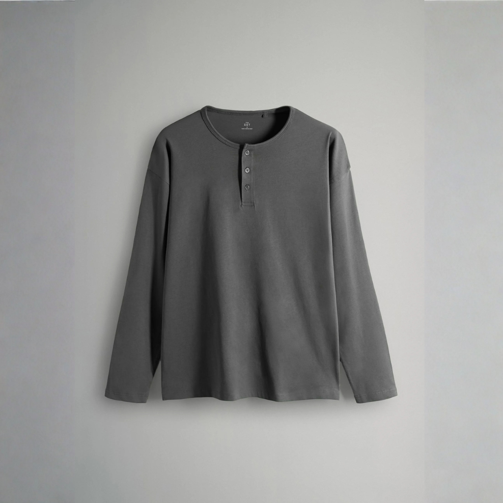 Justin - Henley Shirt/ 3 pack