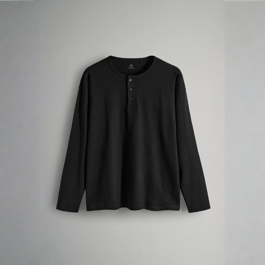 Justin - Henley Shirt/ 3 pack