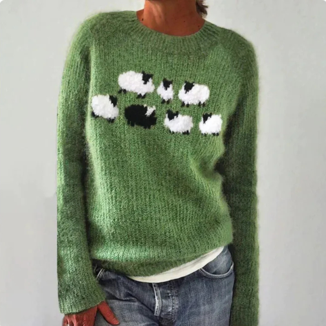 Amelia - Cozy Retro Sweater