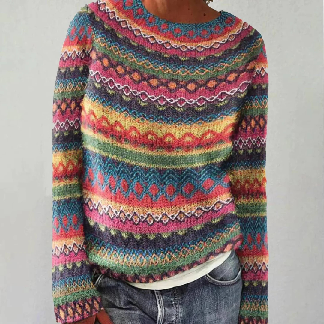 Amelia - Cozy Retro Sweater