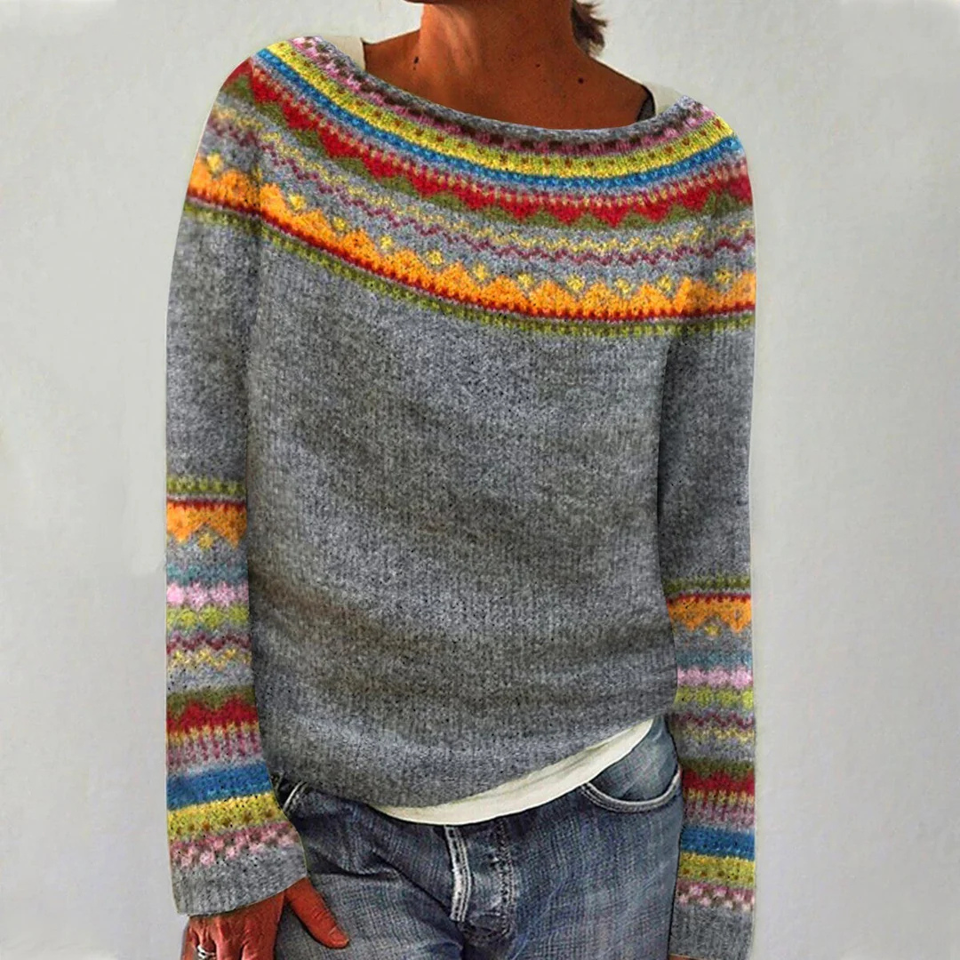 Amelia - Cozy Retro Sweater