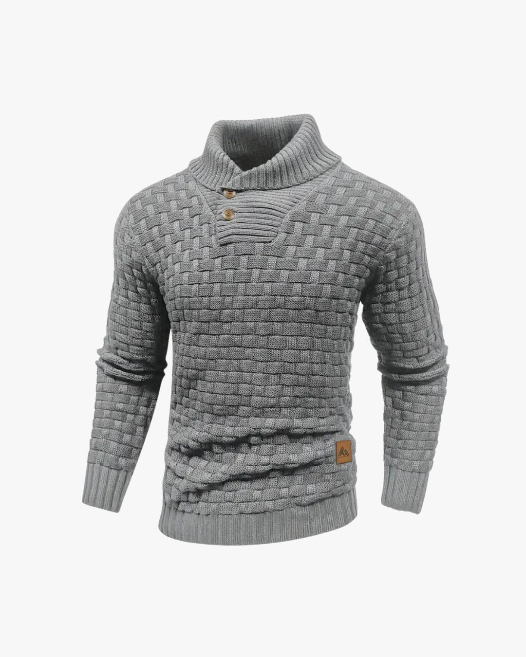 Danny Casual Waffle-Knit Sweater