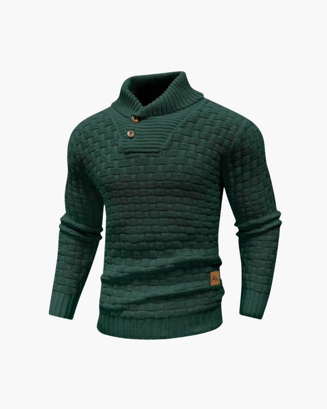 Danny Casual Waffle-Knit Sweater