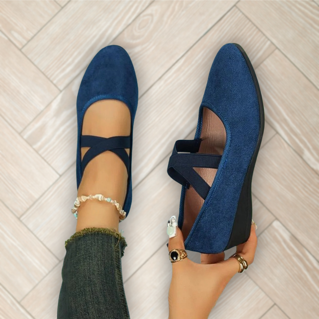 ANGEL - Comfy Closed Wedge Slip-On Shoes