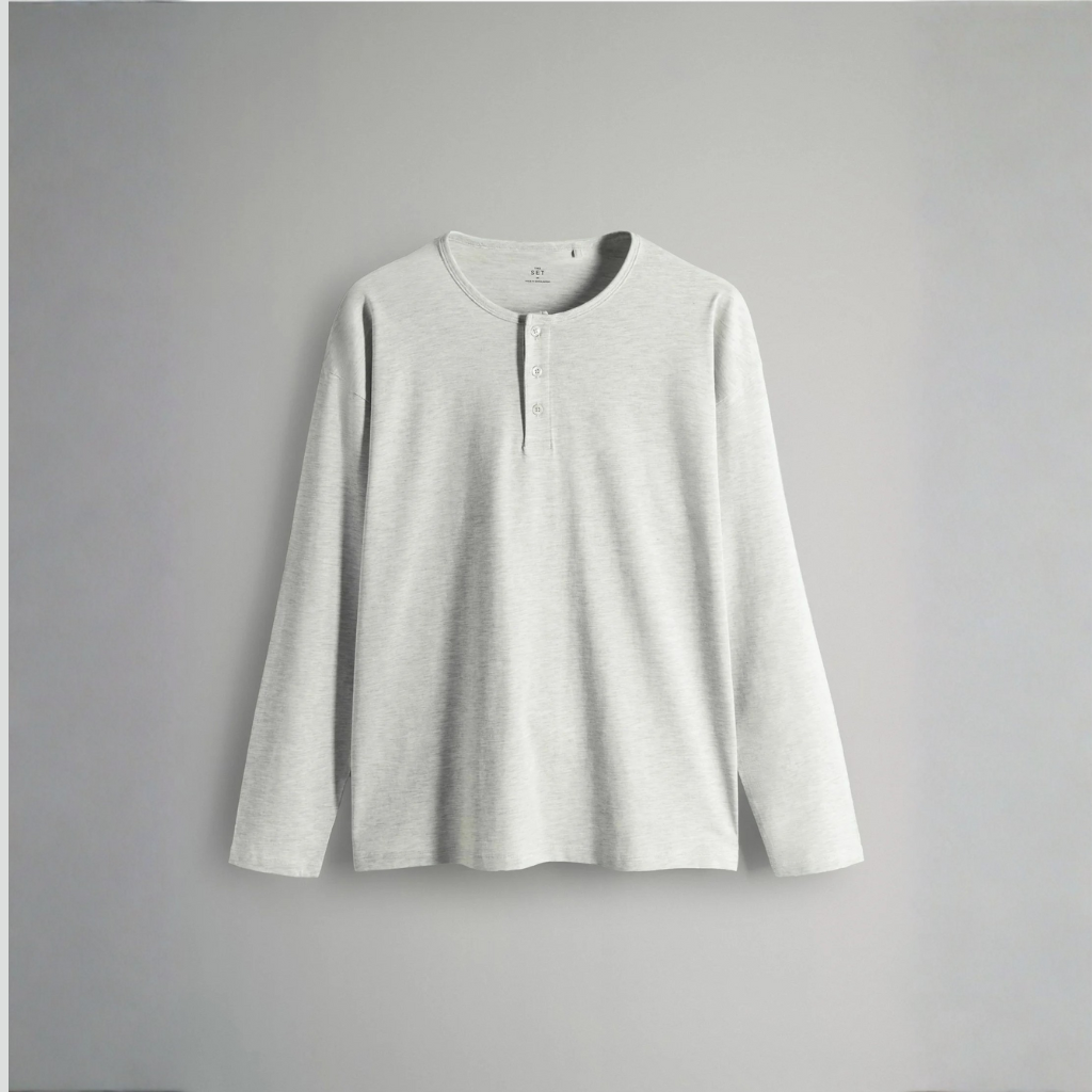 Justin - Henley Shirt/ 3 pack