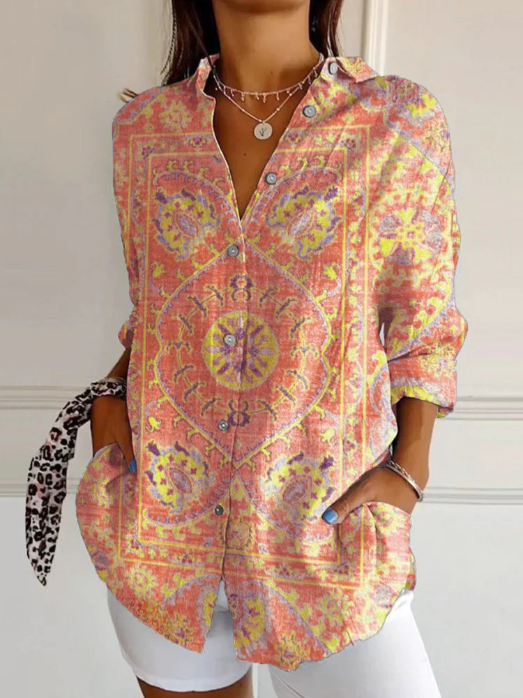 Sophia - Bohemian Retro Shirt