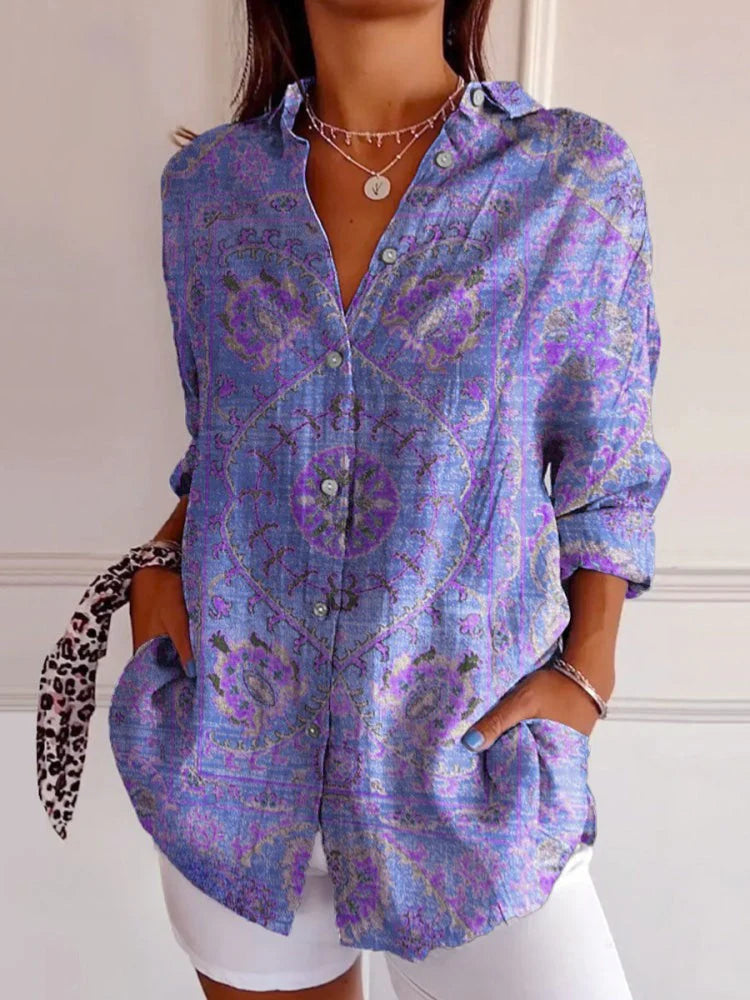 Sophia - Bohemian Retro Shirt
