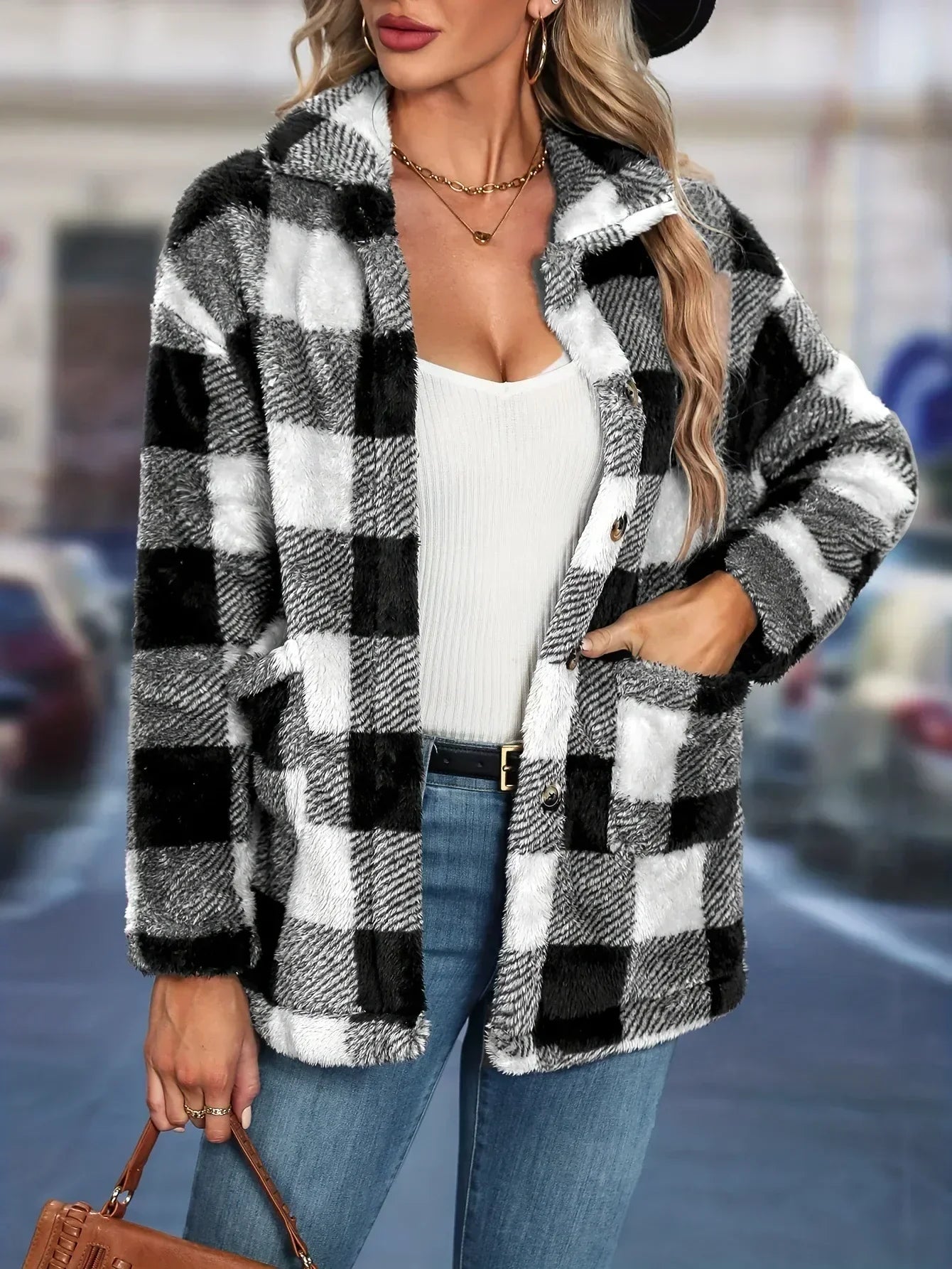 Hannah | Casual Checked Jacket