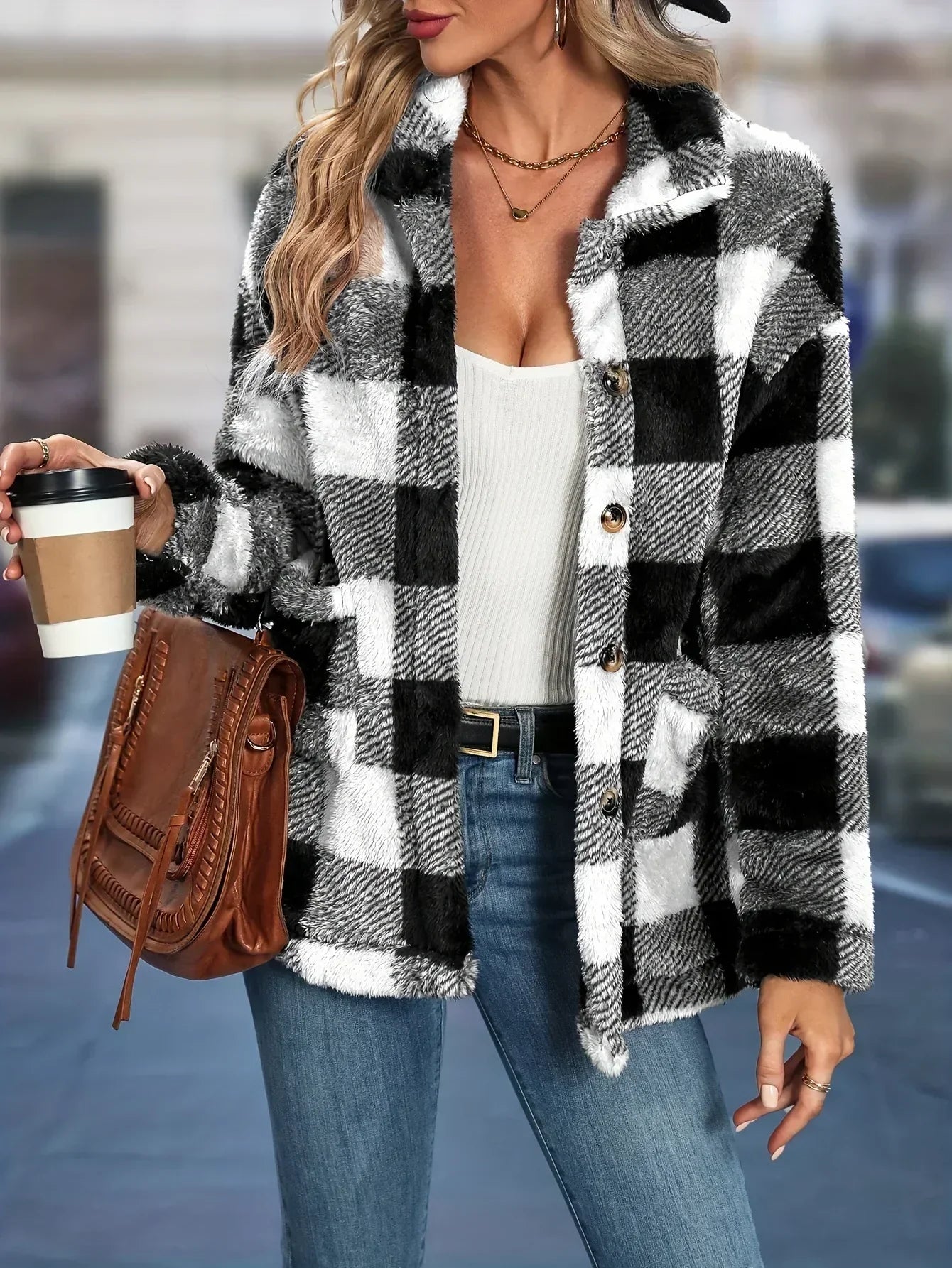 Hannah | Casual Checked Jacket