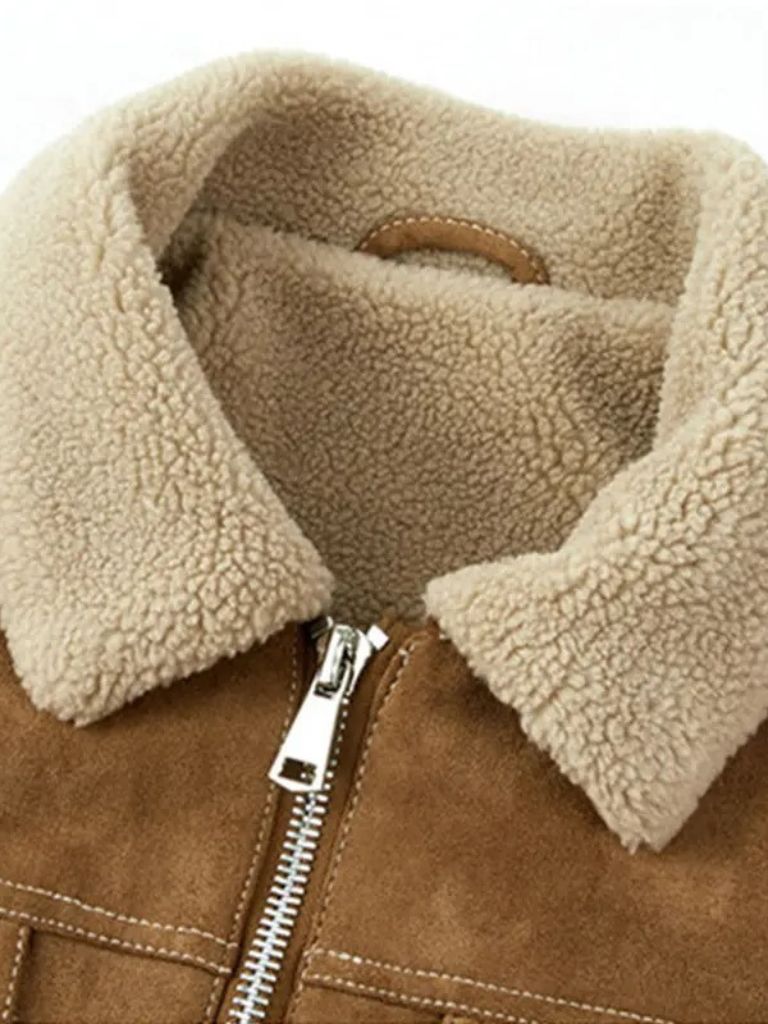 Logan - Essential Fleece Suede Jacket