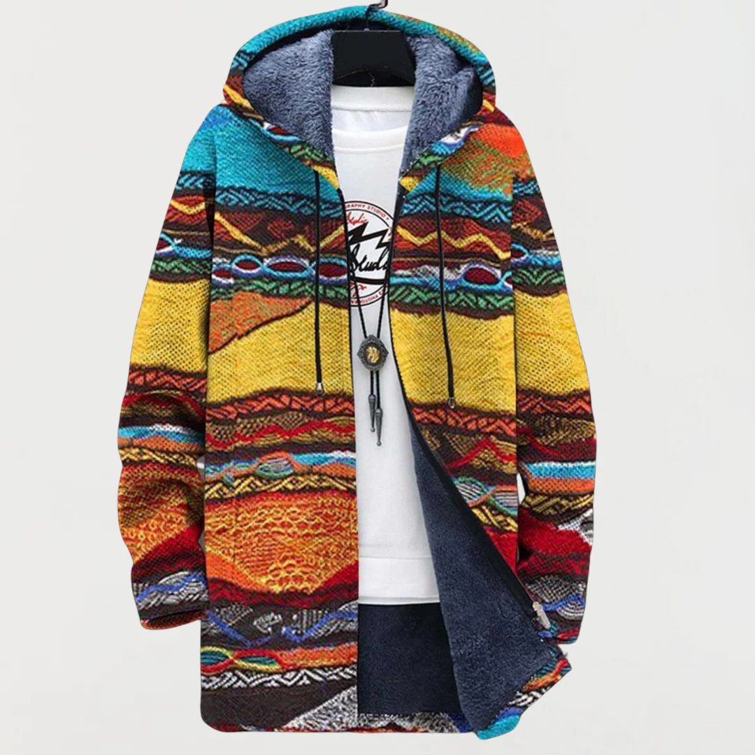 Katherine | Artistic Hooded Cardigan
