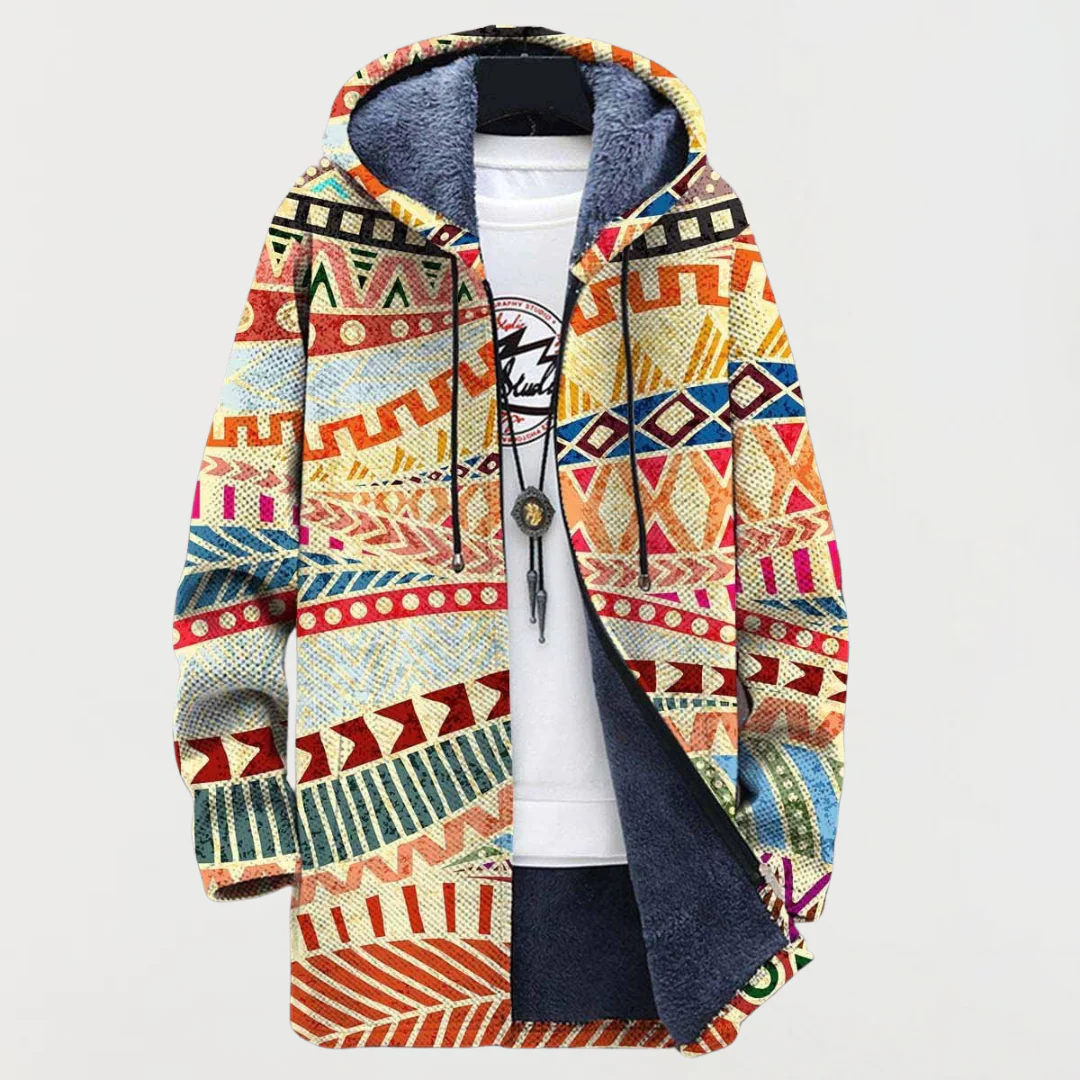 Sarah | Artistic Hooded Jacket