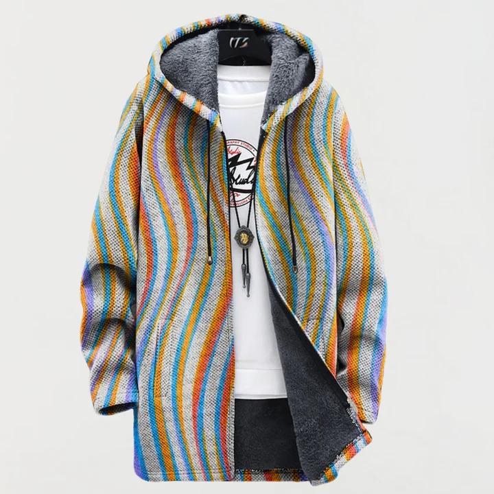 Chloe | Artistic Hooded Cardigan